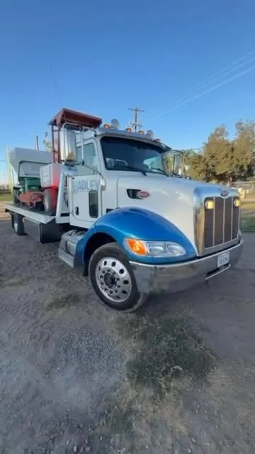 A truck featured in a video from Hadley Tow